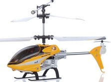 Вертолет Микроша UDIRC U802 155мм, 3CH, IR, с гироскопом, желтый (Metal RTF)-фото 1