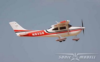Самолет Sonic Modell Cessna182 500 Class V2 для начинающих электро бесколлекторный 1410мм PNP