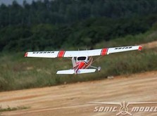Самолет Sonic Modell Cessna182 500 Class V2 для начинающих электро бесколлекторный 1410мм PNP-фото 3