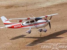 Самолет Sonic Modell Cessna182 500 Class V2 для начинающих электро бесколлекторный 1410мм PNP-фото 4