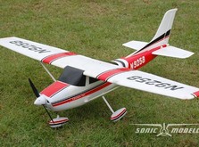 Самолет Sonic Modell Cessna182 500 Class V1 для начинающих электро бесколлекторный 1410мм PNP-фото 1
