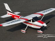 Самолет Sonic Modell Cessna182 500 Class V1 для начинающих электро бесколлекторный 1410мм PNP-фото 2