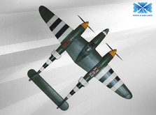 Самолет X-UAV P-38 warbird копия электро бесколлекторный 1400мм PNF-фото 5