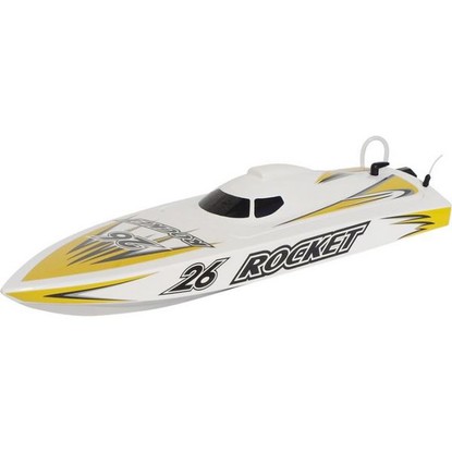 Катер Joysway Rocket 0,61м 2.4ГГц электро бесколлекторный бело-желтый RTR (без АКБ)