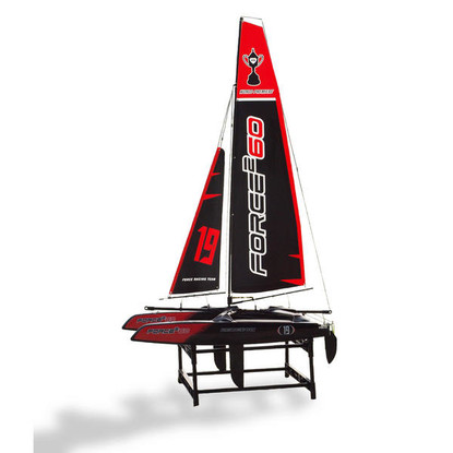 Парусная яхта Joysway Force2 60 0,665 м 2.4ГГц черно-красная RTR