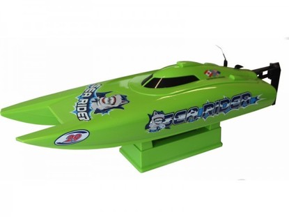 Катамаран Joysway Offshore Lite Sea Rider 0,42м 2.4ГГц электро зелёный RTR (c АКБ)