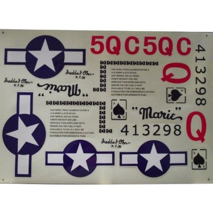 Sonic Modell P51 Stickers