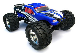 Автомобиль BSD Racing Nitro Monster Truck 4WD 1:8 2.4GHz (Blue RTR Version)