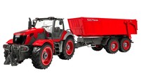 Трактор на радиоуправлении 1:28 Farm Tractor с прицепом