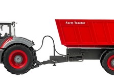Трактор на радиоуправлении 1:28 Farm Tractor с прицепом-фото 2