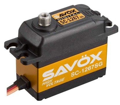 Сервопривод цифровой Savox HV 11-13-20,2 кг/см 4,8-6-7,4 В 0,14-0,11-0,095 сек/60° 62 г