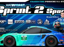 Автомобиль HPI Sprint 2 Sport Falken Porsche 911 GT3 RSR 4WD 1:10 EP (RTR Version)-фото 1