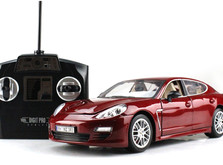 Машинка на радиоуправлении 1:18 Meizhi Porsche Panamera металлическая-фото 7