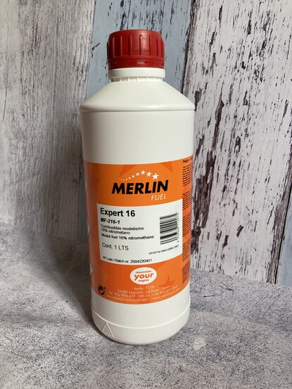 Автомодельное топливо ТМ Merlin 16% nitro 1 литр