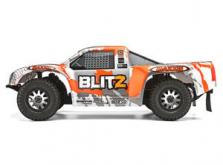 Автомобиль HPI Blitz Scorpion 2WD 1:10 EP 2.4GHz (Silver/Orange RTR Version)-фото 1